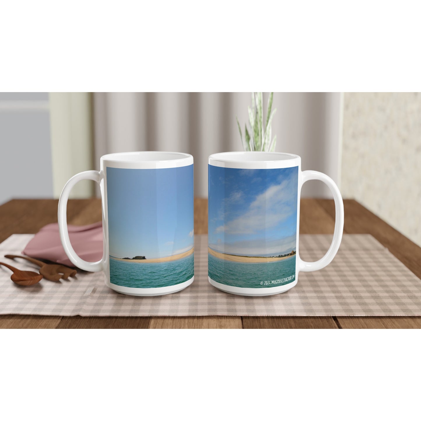 Ocean Island Treasure -  Île-d’Houat - Brittany - Big Size - MugsblizzBazaar.com