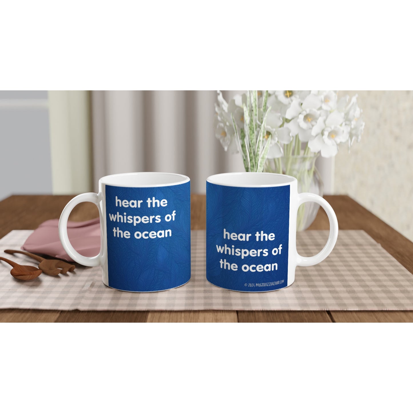 "Hear the Whispers of the Ocean" - Standard Size - MugsblizzBazaar.com