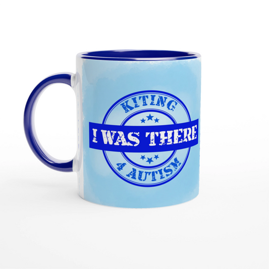 "Kiting 4 Autism - I was there " - Blue Inside - Standard Size - MugsblizzBazaar.com