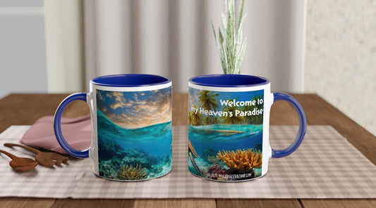 New! "Welcome to my Heaven's Paradise" - Blue Inside - Standard Size