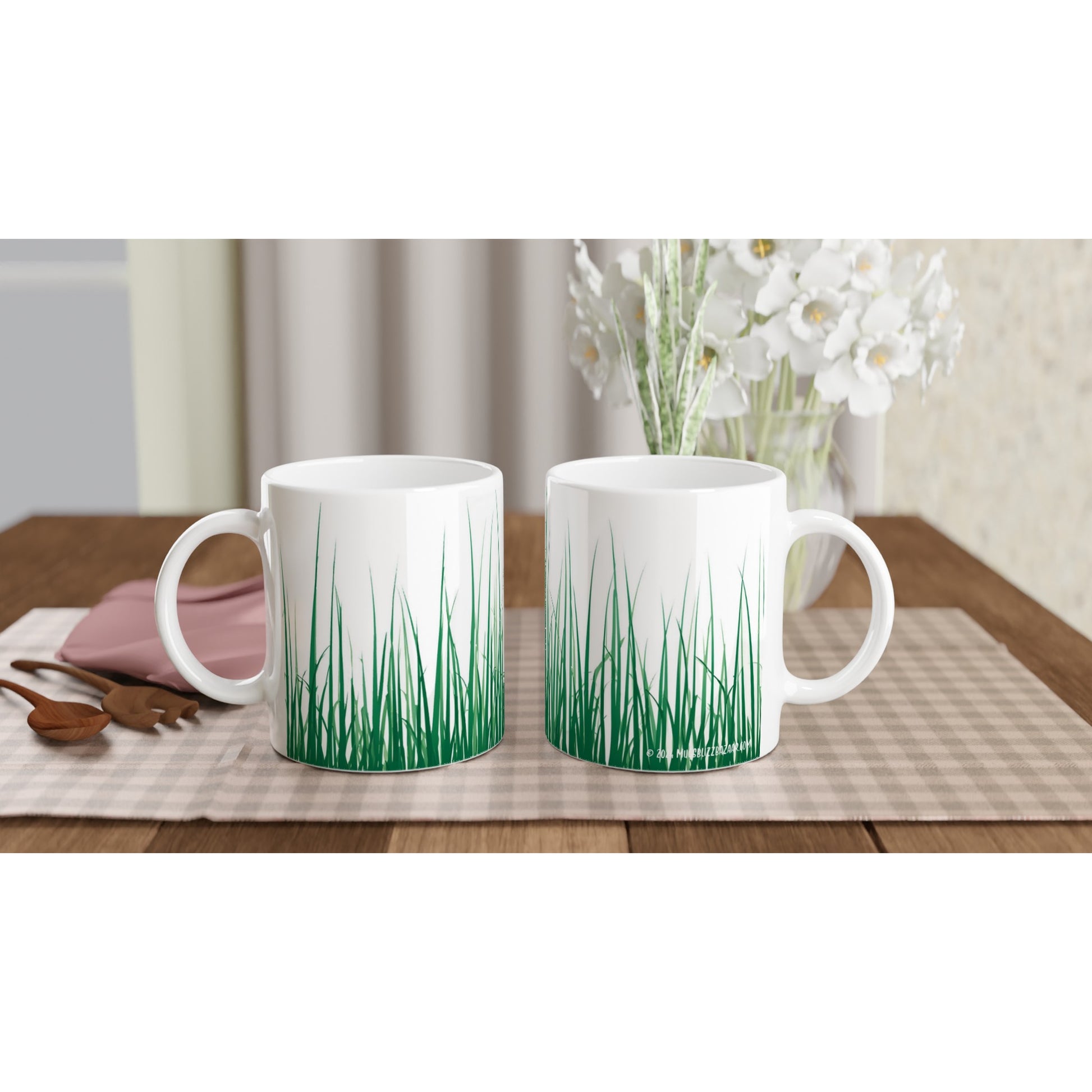 Nature's Brew - Grass Blade Delight - Standard Size - MugsblizzBazaar.com